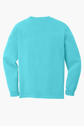 COMFORT COLORS Heavyweight Ring Spun Long Sleeve Pocket Tee. — view 49