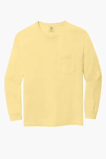 COMFORT COLORS Heavyweight Ring Spun Long Sleeve Pocket Tee. — view 33