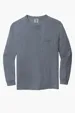 COMFORT COLORS Heavyweight Ring Spun Long Sleeve Pocket Tee.  — view 3