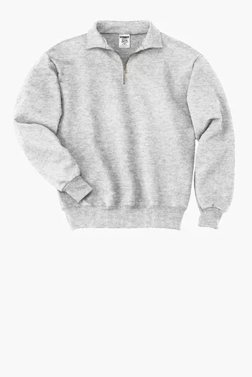 Jerzees Super Sweats NuBlend 1/4-Zip Sweatshirt with Cadet Collar — view 8