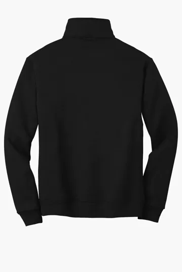 Jerzees Super Sweats NuBlend 1/4-Zip Sweatshirt with Cadet Collar — view 3