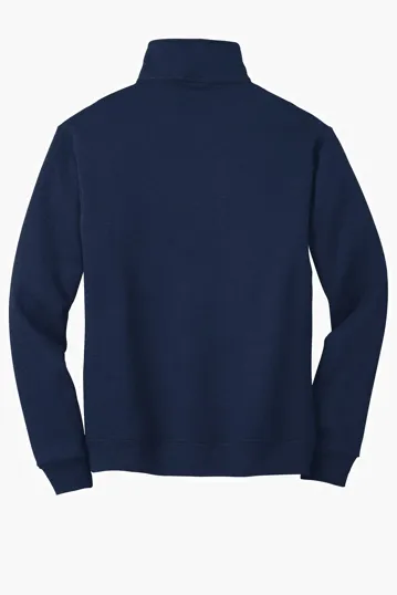 Jerzees Super Sweats NuBlend 1/4-Zip Sweatshirt with Cadet Collar — view 5