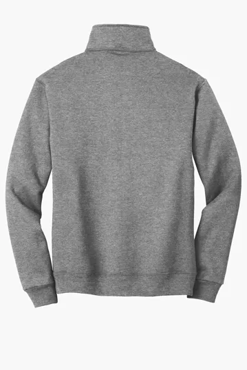 Jerzees Super Sweats NuBlend 1/4-Zip Sweatshirt with Cadet Collar — view 6