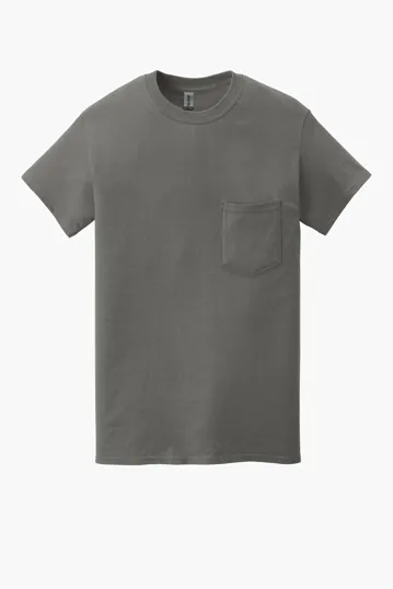 Gildan Heavy Cotton 100% Cotton Pocket T-Shirt — view 3