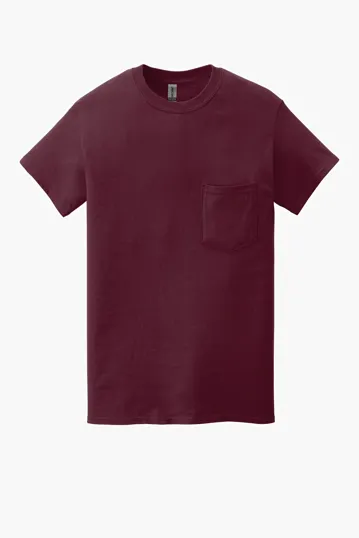 Gildan Heavy Cotton 100% Cotton Pocket T-Shirt — view 6