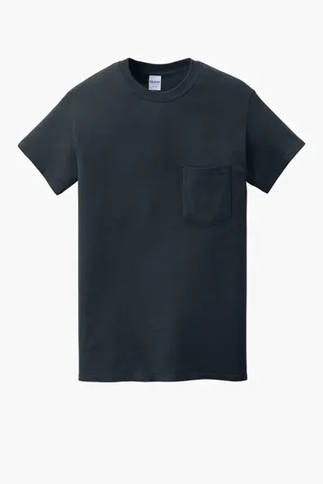 Gildan Heavy Cotton 100% Cotton Pocket T-Shirt — view 7