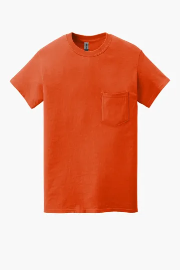 Gildan Heavy Cotton 100% Cotton Pocket T-Shirt — view 8