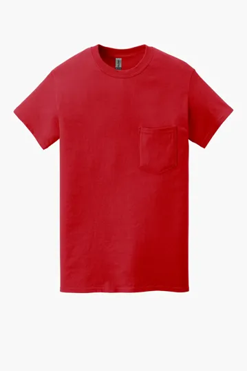 Gildan Heavy Cotton 100% Cotton Pocket T-Shirt — view 9
