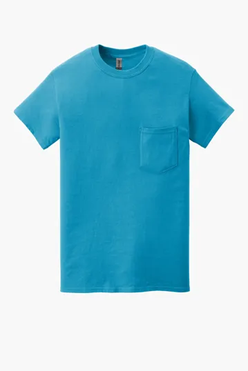 Gildan Heavy Cotton 100% Cotton Pocket T-Shirt — view 12