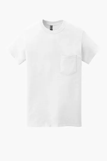 Gildan Heavy Cotton 100% Cotton Pocket T-Shirt — view 14