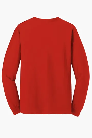 Gildan Heavy Cotton 100% Cotton Long Sleeve T-Shirt — view 45