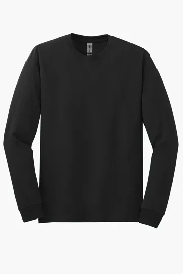 Gildan Heavy Cotton 100% Cotton Long Sleeve T-Shirt — view 3