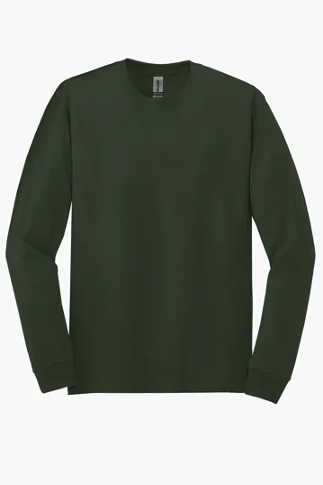 Gildan Heavy Cotton 100% Cotton Long Sleeve T-Shirt — view 8