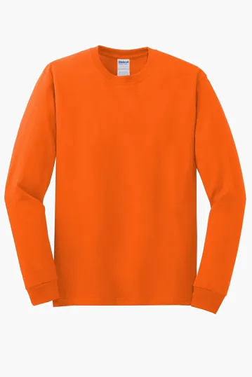 Gildan Heavy Cotton 100% Cotton Long Sleeve T-Shirt — view 19