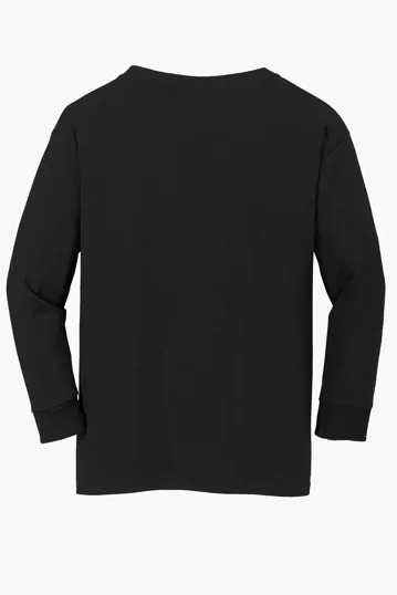Gildan Youth Heavy Cotton Long Sleeve T-Shirt — view 8