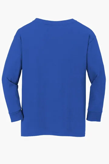 Gildan Youth Heavy Cotton Long Sleeve T-Shirt — view 11