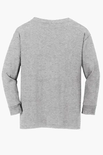 Gildan Youth Heavy Cotton Long Sleeve T-Shirt — view 12