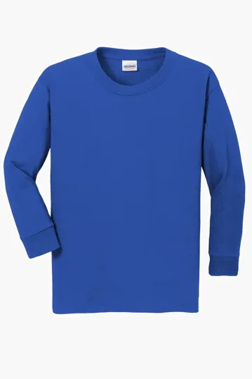 Gildan Youth Heavy Cotton Long Sleeve T-Shirt — view 5