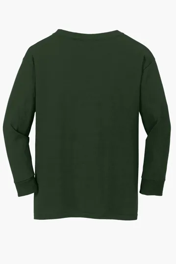 Gildan Youth Heavy Cotton Long Sleeve T-Shirt — view 20