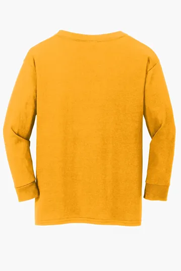 Gildan Youth Heavy Cotton Long Sleeve T-Shirt — view 21
