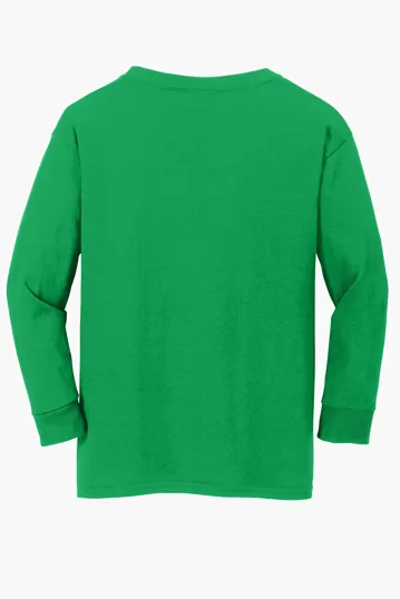 Gildan Youth Heavy Cotton Long Sleeve T-Shirt — view 22