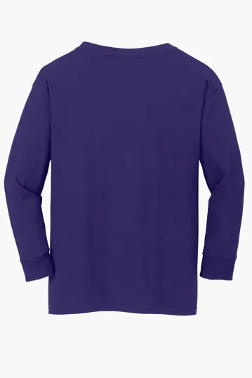 Gildan Youth Heavy Cotton Long Sleeve T-Shirt — view 23