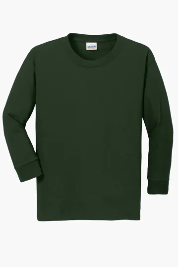 Gildan Youth Heavy Cotton Long Sleeve T-Shirt — view 15