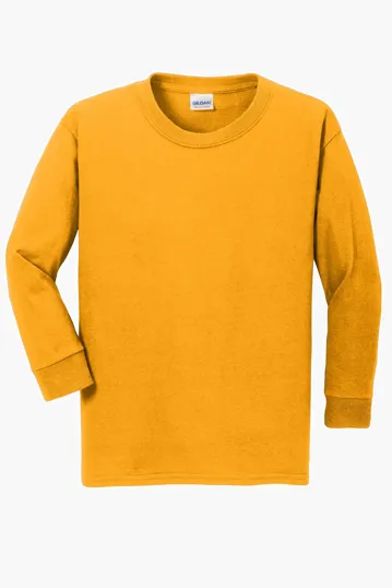 Gildan Youth Heavy Cotton Long Sleeve T-Shirt — view 16