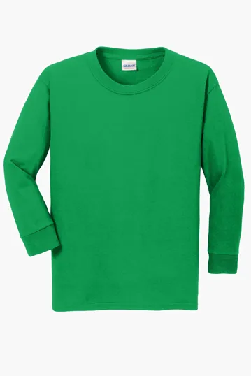 Gildan Youth Heavy Cotton Long Sleeve T-Shirt — view 17