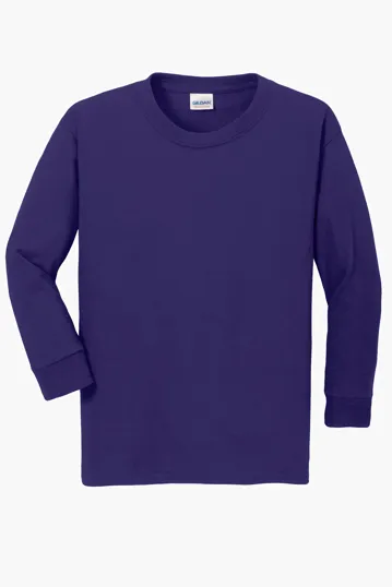 Gildan Youth Heavy Cotton Long Sleeve T-Shirt — view 18
