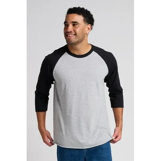 Jerzees Unisex Premium Blend 3/4-Sleeve Raglan