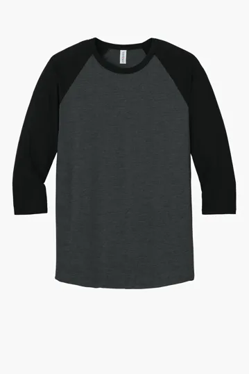 Jerzees Unisex Premium Blend 3/4-Sleeve Raglan — view 2