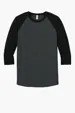Jerzees Unisex Premium Blend 3/4-Sleeve Raglan — view 2