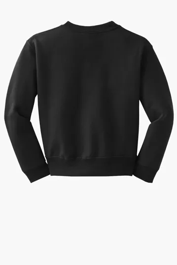 Jerzees Youth NuBlend Crewneck Sweatshirt — view 4