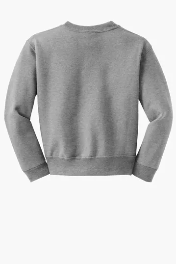 Jerzees Youth NuBlend Crewneck Sweatshirt — view 6