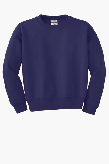 Jerzees Youth NuBlend Crewneck Sweatshirt — view 9