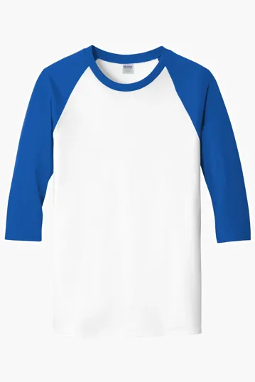 Gildan Heavy Cotton 3/4-Sleeve Raglan T-Shirt — view 6