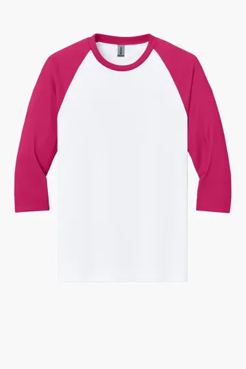 Gildan Heavy Cotton 3/4-Sleeve Raglan T-Shirt — view 15