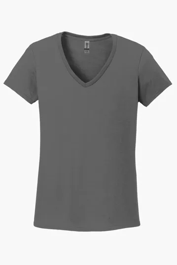 Gildan Women's Heavy Cotton V-Neck T-Shirt — view 4