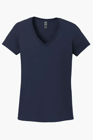 Gildan Women's Heavy Cotton V-Neck T-Shirt — view 7