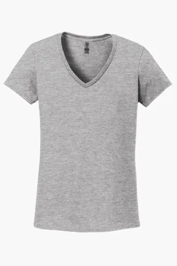 Gildan Women's Heavy Cotton V-Neck T-Shirt — view 11