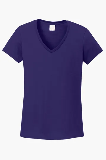 Gildan Women's Heavy Cotton V-Neck T-Shirt — view 24