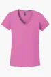 Gildan Women's Heavy Cotton V-Neck T-Shirt — view 2