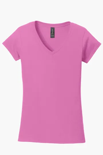 Gildan Softstyle Women's Fit V-Neck T-Shirt — view 2