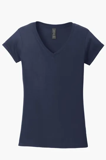 Gildan Softstyle Women's Fit V-Neck T-Shirt — view 4