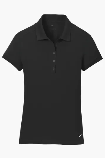 Nike Women's Dri-FIT Solid Icon Pique Modern Fit Polo — view 2