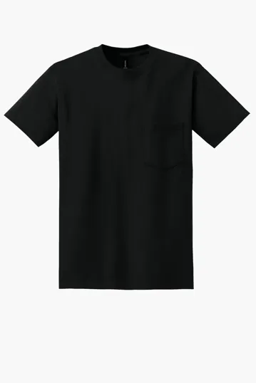 Gildan DryBlend 50/50 Cotton/Poly Pocket T-Shirt — view 2