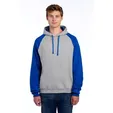 Jerzees NuBlend Colorblock Raglan Hoodie Sweatshirt