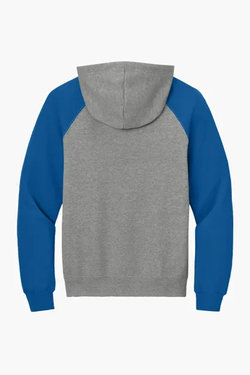 Jerzees NuBlend Colorblock Raglan Hoodie Sweatshirt — view 8