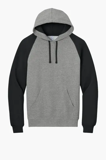 Jerzees NuBlend Colorblock Raglan Hoodie Sweatshirt — view 2